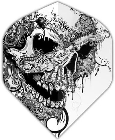 US Darts 3 Sets (9 Flights) Alchemy Hallucination (Skull) Standard Dart Flights - Ex-Tough in Saudi Arabia