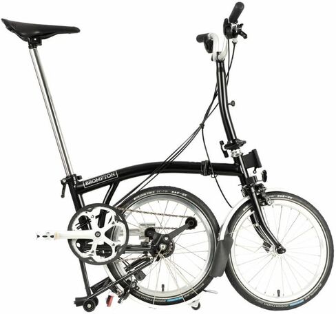 دراجة Brompton C Line 6 سرعات قابلة للطي - متوسطة (أسود) in Kuwait