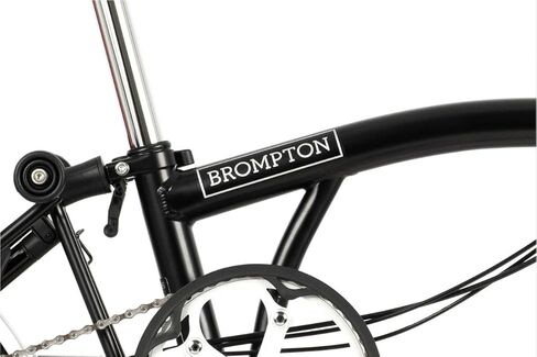 دراجة Brompton C Line 6 سرعات قابلة للطي - متوسطة (أسود) in Kuwait