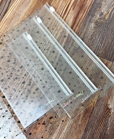 غطاء دفتر مخطط شفاف لأسابيع Hobonichi/A5/A6 مع جيب مدمج بسحاب، متين ومقاوم للماء (شفاف، A6 - A) in Kuwait