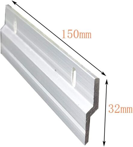 12" French Cleat Picture Hangers Hardware Kit Aluminum Z Clips Heavy Duty Picture & Mirror Hanger Z Bar Interlocking Wall Mounting Photo Frame Hook Bracket (300mm 1 Pair with Screws & Anchors) in Saudi Arabia