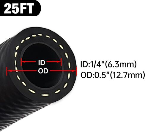 EVIL ENERGY Fuel Hose Line 5/16 Fuel Injection Hose SAE 30R9 5FT 300PSI in Kuwait