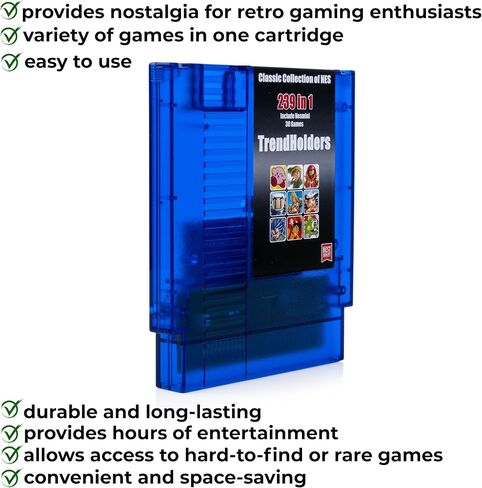 239 في 1 Super Cartridge Multicart المتوافقة مع ألعاب NES Collection in Saudi Arabia