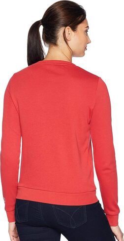 Lacoste Womens Sport Long Sleeve Fleece Crewneck Sweatshirt in Saudi Arabia