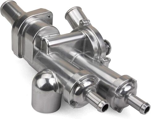 MITZONE Upgrade Aluminium Thermostat Housing Assembly Compatible with Dodge Jeep Chrysler Vehicle - 200 Sebring Compass Patriot Avenger Caliber Journey 1.8L 2.0L 2.4L Replace 68003582AB in Saudi Arabia