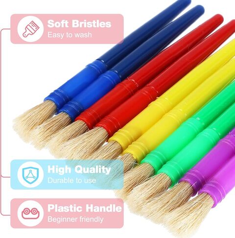 30 مجموعة من أكواب الطلاء للأطفال مع أغطية للأطفال وأكواب الطلاء المنسكبة وفرش الطلاء الملونة للأطفال وحاويات الطلاء لطلاء الأطفال الصغار ومستلزمات الرسم للأطفال الصغار in Kuwait