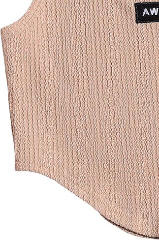 SweatyRocks Girl's 2 Piece Letter Patched Square Neck Tank Tops Asymmetrical Hem Sleeveless Cami Tops in Saudi Arabia