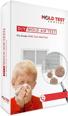 مجموعة أدوات اختبار القوالب DIY من BioCide Labs لجودة الهواء المنزلي - اختبار 10 مواقع، التحليل المعملي والاستشارات المتضمنة - الهواء المنزلي والسطح، مجموعة اختبار التدفئة والتهوية وتكييف الهواء (HVAC) in Kuwait