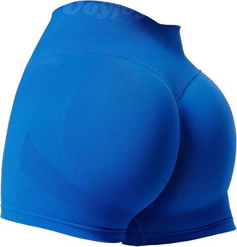 VOYJOY Women Workout Shorts 3.6" Scrunch Butt Lifting Gym Shorts Seamless Yoga Biker Shorts in Saudi Arabia