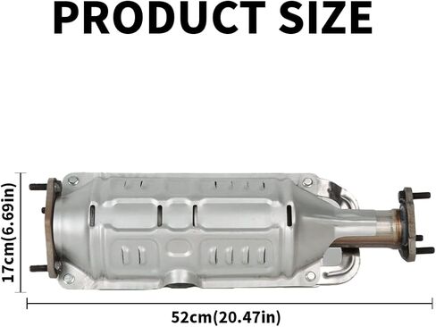Catalytic Converters Front Compatible with Gasket Fit for 2003-2007 Honda Accord 2.4L in Kuwait