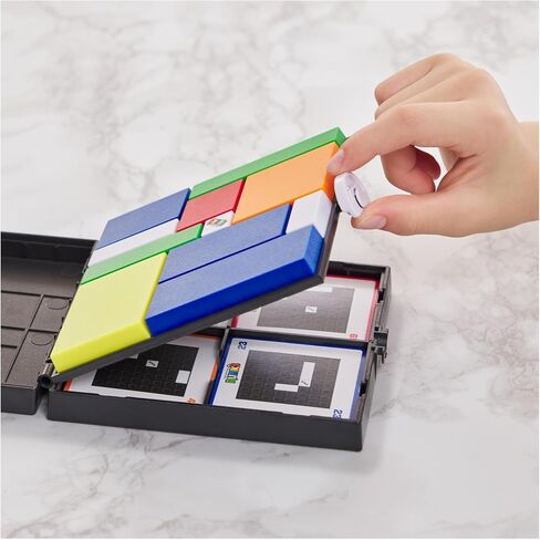 Rubik's Capture, Pack & Go Fast-Paced Problem-Solving Strategy Travel-Sized Two-Player Puzzle Board Game Fidget Toy, for Adults & Kids Ages 8 and up in Saudi Arabia