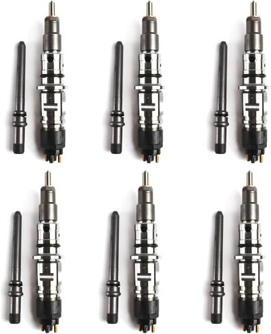 0445120050 حاقن الوقود 6 قطع متوافق مع دودج رام 2500 3500 الكمون 6.7L 2007-2012 محرك الديزل استبدال OE 0445120193 0445120185 68027067AA 986435518 in Kuwait