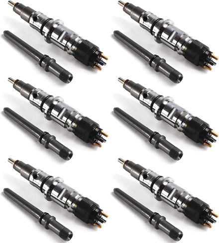 0445120050 حاقن الوقود 6 قطع متوافق مع دودج رام 2500 3500 الكمون 6.7L 2007-2012 محرك الديزل استبدال OE 0445120193 0445120185 68027067AA 986435518 in Kuwait