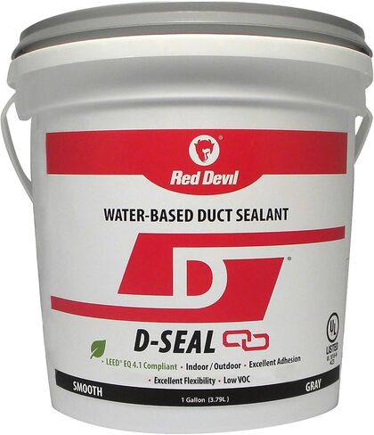 Red Devil 0841DI D-Seal Smooth Water Based Duct Sealant, 1 Gallon, Gray in Kuwait