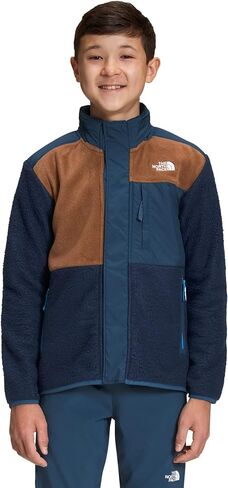 سترة The NORTH FACE للأولاد Forrest Mixed Media بسحاب كامل من الصوف in Saudi Arabia