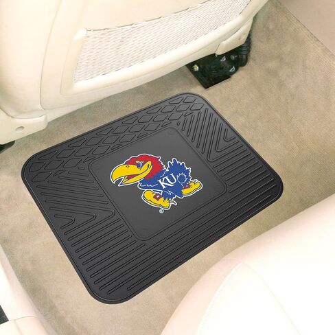 FANMATS - 8914 NCAA University of Kansas Jayhawks سجادة السيارة المصنوعة من الفينيل شديدة التحمل، 45.72 سم × 68.58 سم in Kuwait