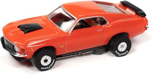 Auto World Thunderjet OK Used Cars 1970 Ford Mustang Boss 429 (برتقالي) HO Scale Slot Car in Kuwait