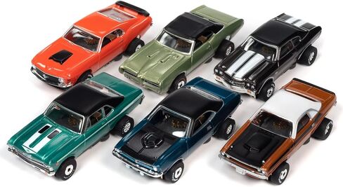 Auto World Thunderjet OK Used Cars 1970 Ford Mustang Boss 429 (برتقالي) HO Scale Slot Car in Kuwait
