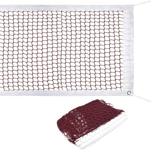 Badminton Tournament Net 20 FT x 2.5 FT for Indoor or Outdoor Sports Garden Schoolyard Backyard Without Frame (Red) in Saudi Arabia
