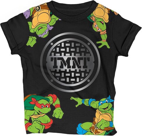تي شيرت سلاحف النينجا (مجموعات) مايكل أنجلو ليوناردو رافائيل دوناتيلو TMNT زي زي تي شيرت للأطفال الصغار لأعياد الميلاد للأطفال in Kuwait
