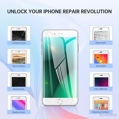 for iPhone 8 SE 2nd Gen Screen Replacement with Home Button Black in Kuwait