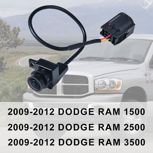 كاميرا احتياطية للرؤية الخلفية تناسب 2009-2012 دودج رام 1500 2500 3500 كاميرا مساعدة بارك تحل محل 56054041AD 56054041AC 56054041AA 56054041AB in Kuwait