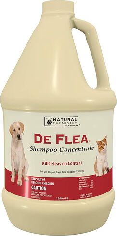 شامبو مركز للبراغيث والقراد من الكيمياء الطبيعية، 1 جالون in Kuwait