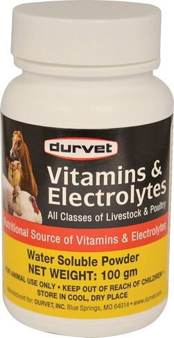 Durvet Healthy Flock Poultry Vitamins 100gm (.220lb) in Saudi Arabia