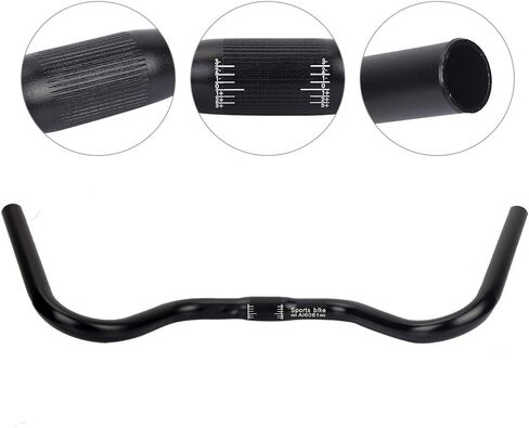 VBESTLIFE Retro Handlebar, Vintage Classic Aluminum Alloy Bike Handlebar for Mountain Road in Saudi Arabia