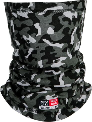 BOCOMAL FR Neck Gaiters Face Mask 7oz Mightweight Flame Resistant Welding Hood NFPA2112 CAT2 in Saudi Arabia