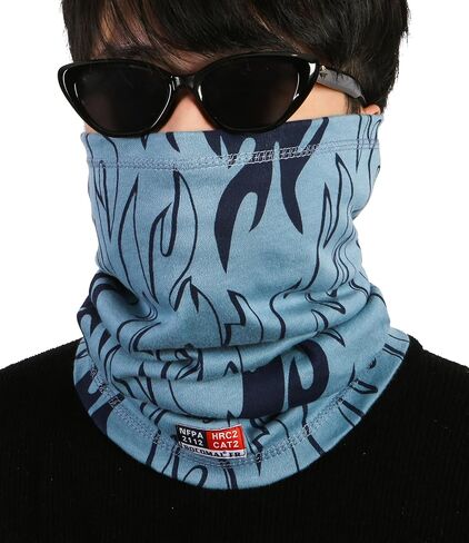 BOCOMAL FR Neck Gaiters Face Mask 7oz Mightweight Flame Resistant Welding Hood NFPA2112 CAT2 in Saudi Arabia