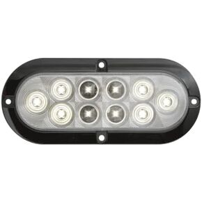 Optronics LED BU 6 OVAL SELD CLR 10D W/ 7.56 BK FLNG MT in Kuwait