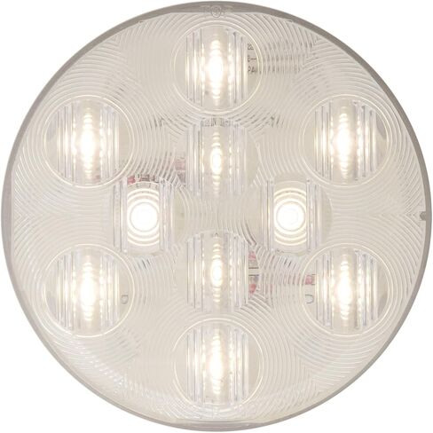 Optronics BUL11CMBP Clear 4" Round Sealed DOT LED Back-Up Light, White in Saudi Arabia