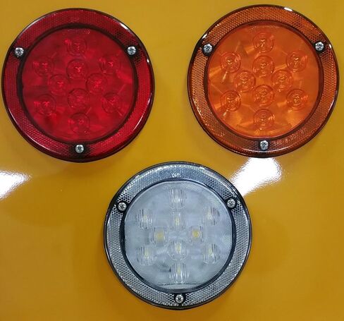 Clear - 4 "Round Sealed Dot LED مصابيح احتياطية in Saudi Arabia