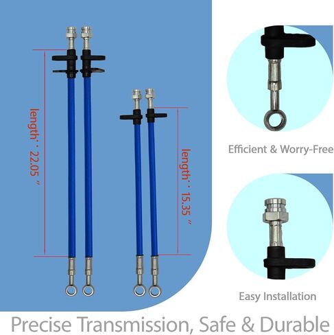 Stainless Steel Brake Line Kit,Compatible with 1988-1991 Hond CR-X/CRX ED8 ED9-Front Rear Braided Brake Hoses (Blue) in Saudi Arabia