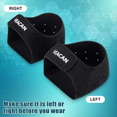 2 أزواج من حماة التهاب اللفافة اللفافة ، أكواب الكعب لتخفيف الألم ودعم التهاب الأوتار ، وسادة الكعب القابلة للتعديل للتنفس للمشي والرياضة واليوغا والاستخدام المنزلي (صغير) in Kuwait