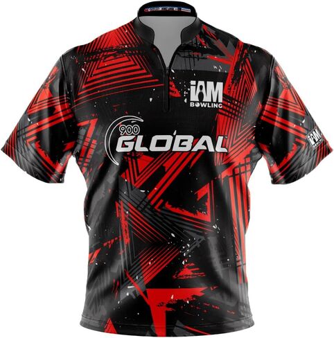 Logo Infusion Dye-Sublimated Bowling Jersey (Sash Collar) - I AM Bowling Fun Design 2015-9G - 900 Global in Saudi Arabia