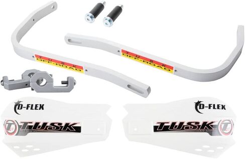 حراس يدوية Tusk D-Flex مع MX Shields White 7/8 "يتصاعد البار in Saudi Arabia