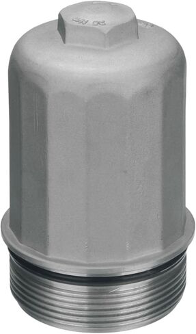 URO Parts 99610702055 Oil Filter Cover, Aluminum vs OEM is plastic in Saudi Arabia