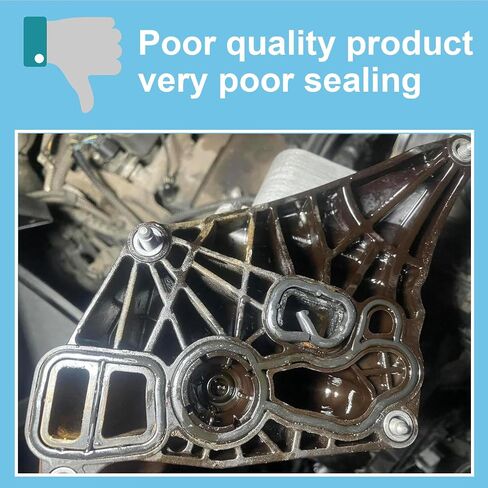 قطع غيار OEM 11428591460 ، B38 B46 B46 B37 B36 B47 حشية مرشح زيت المحرك ، متوافق مع 2013-2023 BMW MINI Cooper 230i 330e 430i 530e x1 x2 x3 x3 x4 kit ، 114285757899 11425b3a1a in Kuwait