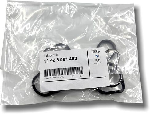 قطع غيار OEM 11428591460 ، B38 B46 B46 B37 B36 B47 حشية مرشح زيت المحرك ، متوافق مع 2013-2023 BMW MINI Cooper 230i 330e 430i 530e x1 x2 x3 x3 x4 kit ، 114285757899 11425b3a1a in Kuwait