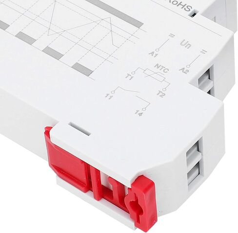 Dioche Temperature Control Relay with LED Indicator for DIN Rail Installation, ACDC 24V-240V, Adjustable Temperature Range -15°C to +45°C in Saudi Arabia