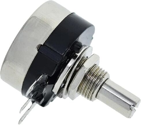 RV24yn20s Potentiometer ، 500 أوم - 200 كيلو أوم ، سبيكة معدنية ، 0.25 واط ، 10 ٪ التسامح (250 كيلو أوم) in Saudi Arabia