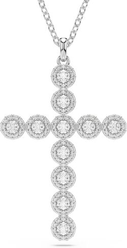 قلادة Swarovski Insigne ، قطع مختلطة ، صليب ، واضحة ، Rhodium الانتهاء in Saudi Arabia