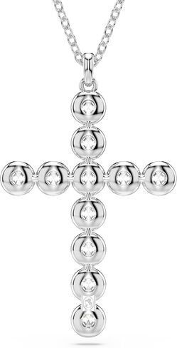 قلادة Swarovski Insigne ، قطع مختلطة ، صليب ، واضحة ، Rhodium الانتهاء in Saudi Arabia