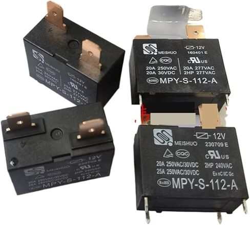 1pcs Relay MPY-S-112-A Air Conditioning Water Heater Motherboard Relay 12V 20A 25A(MPY-S-112-A 25A) in Saudi Arabia