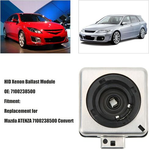 Xenon Ballast Module D4 Ignitor 7100238500 High Performance Aluminum Alloy Replacement for ATENZA Convert Plug and Play Installation in Kuwait