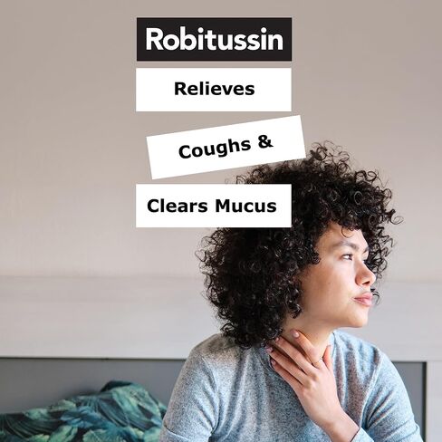 Robitussin Maximum Strength Cough + Chest Congestion DM And Maximum Strength Nighttime Cough DM, Cough Medicine For Adults, Berry Flavor - 4 Fl Oz Bottles (Pack of 2) in Kuwait