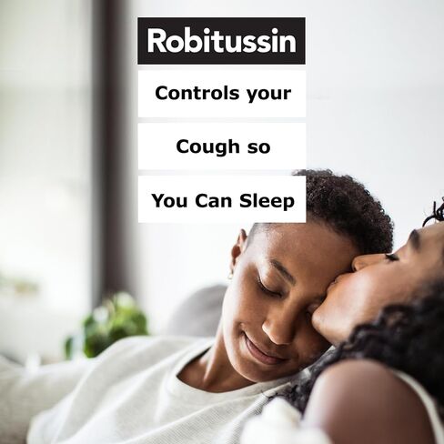 Robitussin Maximum Strength Cough + Chest Congestion DM And Maximum Strength Nighttime Cough DM, Cough Medicine For Adults, Berry Flavor - 4 Fl Oz Bottles (Pack of 2) in Kuwait