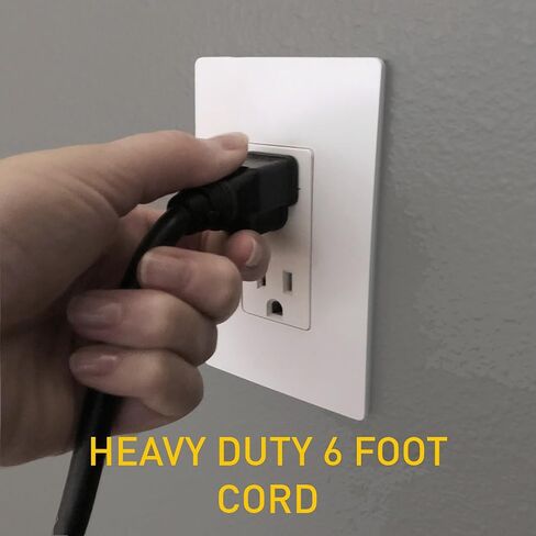 Legrand Wiremold BK20GB306TR Plugmold 2000 Series 3 Foot Hardwired Power Strip with 6 Tamper Resistant Outlets, Black in Kuwait